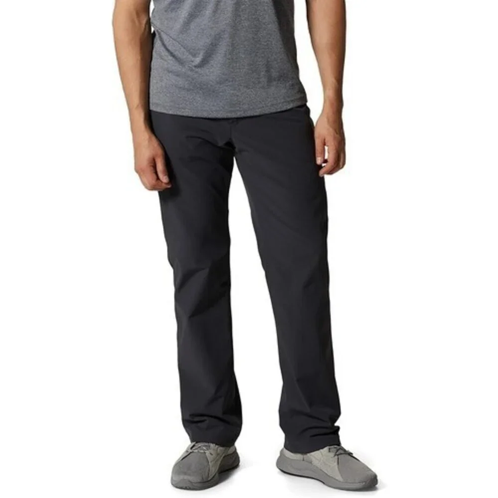 Mountain Hardwear Yumalino Pants Mens 31 Dark Storm Nylon Stretch Pockets RED939